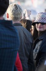 LILY JAMES Out at 2022 Glastonbury Festival 06/25/2022