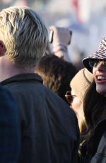 LILY JAMES Out at 2022 Glastonbury Festival 06/25/2022