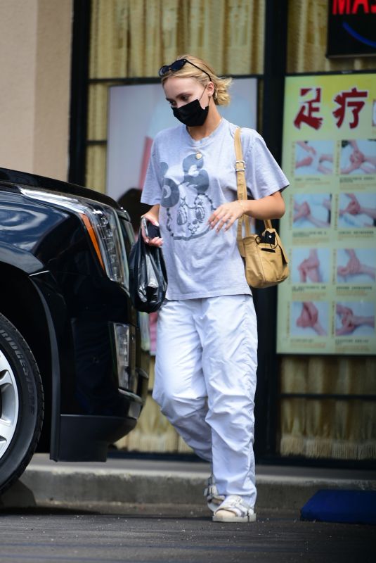 LILY-ROSE DEPP Leaves a Spa in Los Angeles 06/23/2022