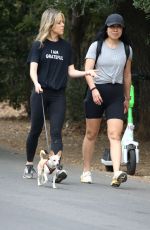 LINDSEY STIRLING Out for a Dog Walk with a Friend in Los Angeles 06/05/2022