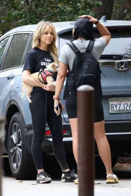 LINDSEY STIRLING Out for a Dog Walk with a Friend in Los Angeles 06/05/2022