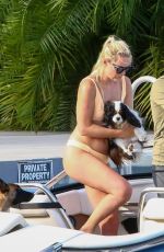LINDSEY VONN in Bikini at a Beach in Miami 06/07/2022
