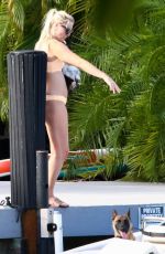 LINDSEY VONN in Bikini at a Beach in Miami 06/07/2022