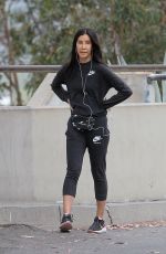 LISA LING Out Jogging in Los Angeles 06/05/2022