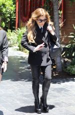 LISA MARIE PRESLEY Leaves Priscilla Presley Handprint Ceremony Party in Hollywood 06/21/2022