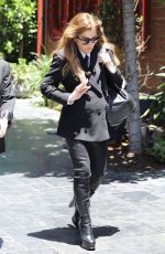 LISA MARIE PRESLEY Leaves Priscilla Presley Handprint Ceremony Party in Hollywood 06/21/2022