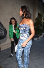 LORI HARVEY Arrives at Bella Hadid