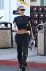 LORI HARVEY Leaves a Grocery Store in West Hollywood 06/19/2022