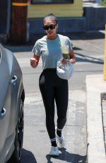 LORI HARVEY Leaves Workout Session in Los Angeles 06/18/2022