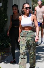 LORI HARVEY Out Shopping on Melrose Place in West Hollywood 06/25/2022