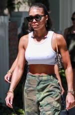 LORI HARVEY Out Shopping on Melrose Place in West Hollywood 06/25/2022