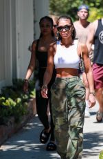 LORI HARVEY Out Shopping on Melrose Place in West Hollywood 06/25/2022