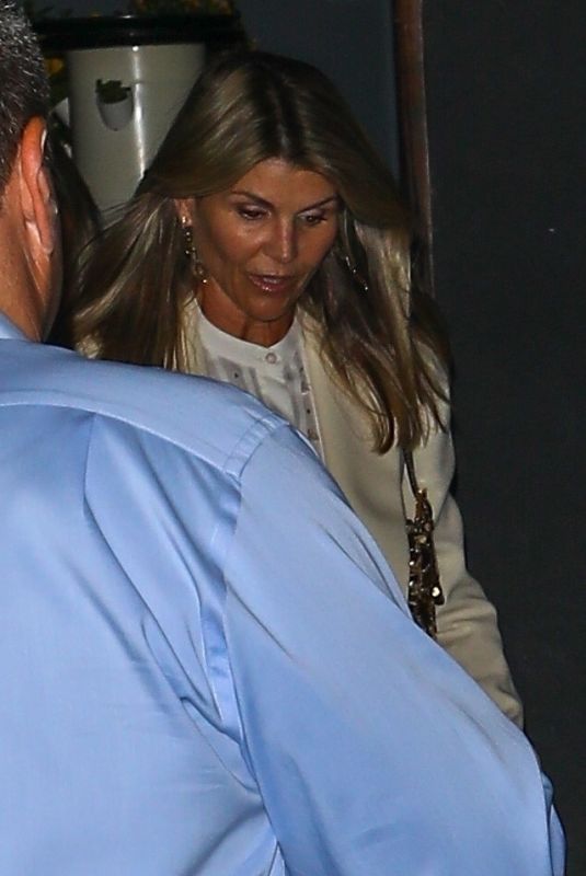 LORI LOUGHLIN Leaves a Dinner Party at Craig