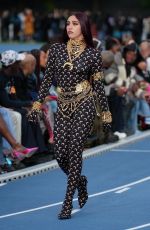 LOURDES LEON at Marine Serre Spring/Summer 2023 Runway Show at Paris Fashion Week 06/25/2022