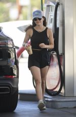 LUCY HALE at a Gas Station in Los Angeles 06/17/2022