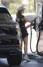 LUCY HALE at a Gas Station in Los Angeles 06/17/2022