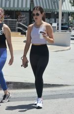 LUCY HALE Out for Coffee After a Workout in Studio City 05/31/2022