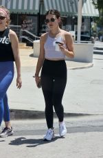 LUCY HALE Out for Coffee After a Workout in Studio City 05/31/2022