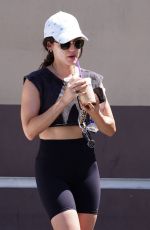 LUCY HALE Out for Iced Coffee in Los Angeles 06/15/2022