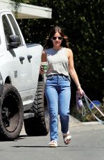 LUCY HALE Out with Her Dogs in Los Angeles 06/01/2022