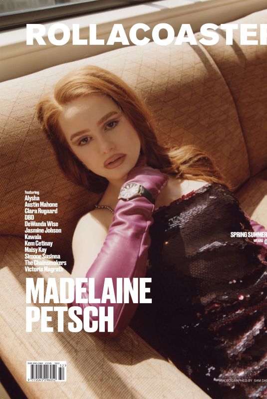 MADELAINE PETSCH on the Cover of Rollacoaster Magazine, Spring/Summer 2022