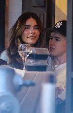 MADISON BEER Out for Dinner Date with Her New Boyfriend in Beverly Hills 06/22/2022