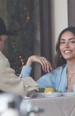 MADISON BEER Out for Dinner Date with Her New Boyfriend in Beverly Hills 06/22/2022