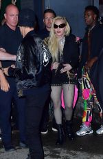 MADONNA Leaves Her Show in New York 06/23/2022