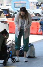 MANDY MOORE Arrives at LAX Airport in Los Angeles 06/06/2022