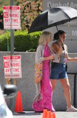 MARGOT ROBBIE Heading to Barbie Set in Los Angeles 06/26/2022