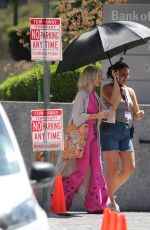 MARGOT ROBBIE Heading to Barbie Set in Los Angeles 06/26/2022