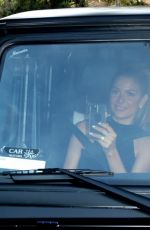 MARIA MENOUNOS Arrives at Britney Spears and Sam Asghari