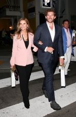 MARIA SHRIVER Leaves Spago in Beverly Hills 06/17/2022