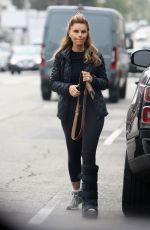 MARIA SHRIVER Out with a Leg Cast in Los Angeles 06/11/2022