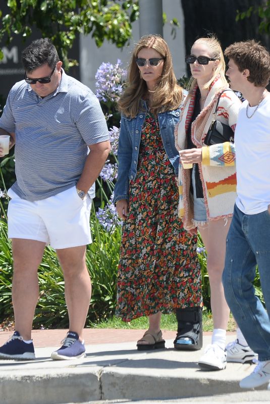 MARIA SHRIVER Out with ABBY CHAMPION and Patrick Schwarzenegger in Los Angeles 06/18/2022