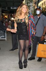 MARIAH CAREY Leaves Whitby Hotel in New York 06/20/2022