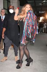 MARIAH CAREY Leaves Whitby Hotel in New York 06/20/2022