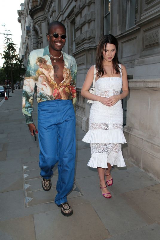 MAYA HENRY and Vas J Morgan Arrives at Corinthia Hotel in London 06/13/2022