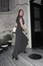 MAYA HENRY Arrives at Christian Louboutin Dinner in London 06/15/2022