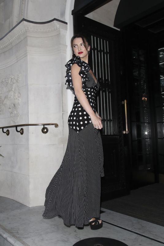 MAYA HENRY Arrives at Christian Louboutin Dinner in London 06/15/2022