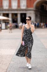 MAYA HENRY Out at La Plaza Mayor in Madrid 06/18/2022