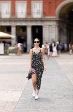 MAYA HENRY Out at La Plaza Mayor in Madrid 06/18/2022