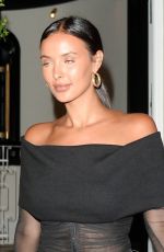 MAYA JAMA Leaves 22 Grosvenor Members Club in London 06/10/2022