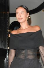 MAYA JAMA Leaves 22 Grosvenor Members Club in London 06/10/2022