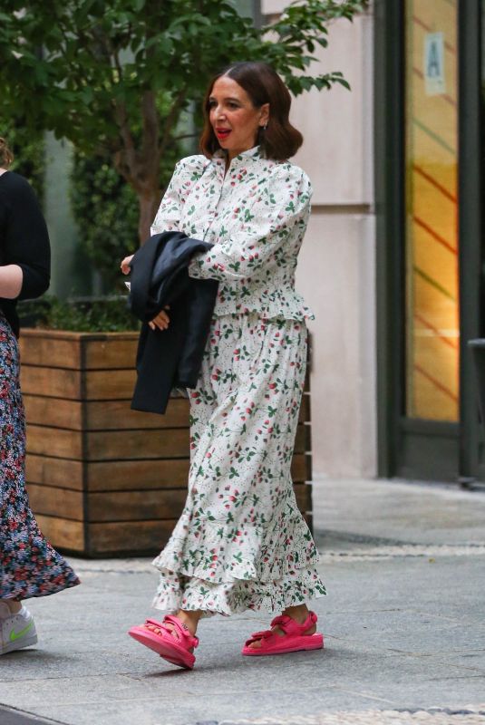 MAYA RUDOLPH Out and About in New York 06/22/2022