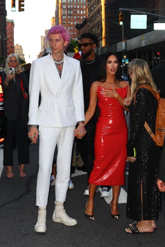 MEGAN FOX and Machine Gun Kelly Arrives at Beacon Theatre in New York 06/09/2022