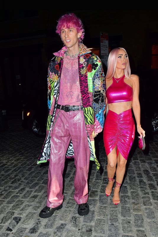 MEGAN FOX and Machine Gun Kelly Arrives at Catch NYC in New York 06/28/2022