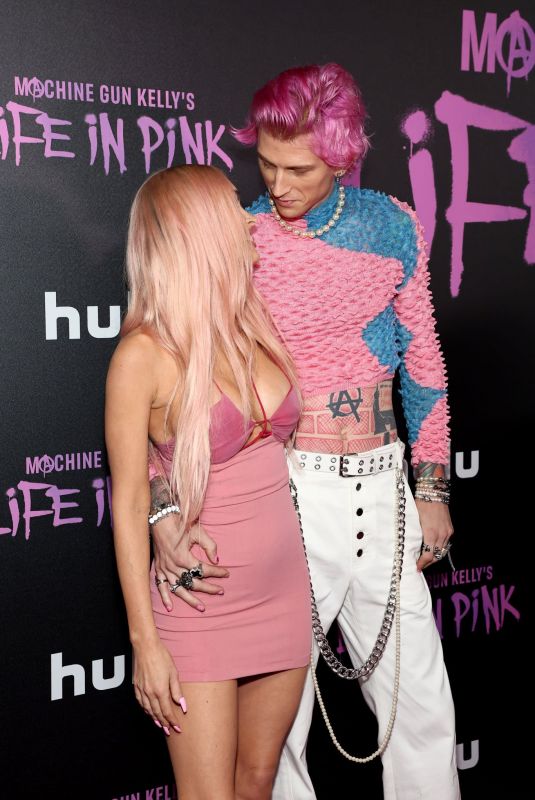 MEGAN FOX and Machine Gun Kelly at Machine Gun Kelly’s Life in Pink Premiere in New York 06/27/2022