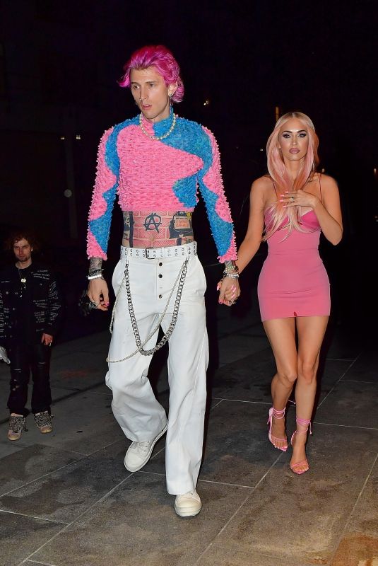 MEGAN FOX and Machine Gun Kelly Night Out in New York 06/27/2022