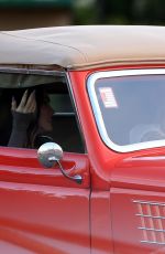 MEGAN FOX and Machine Gun Kelly Takes a Ride in Their Classic Car in Malibu 06/05/2022
